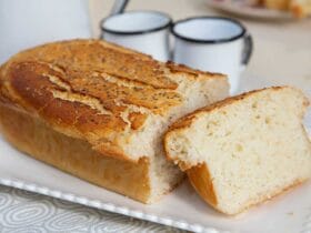pão fofinho sem trigo sem leite e sem ovo
