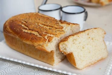 pão fofinho sem trigo sem leite e sem ovo