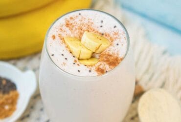 smoothie que sacia a fome