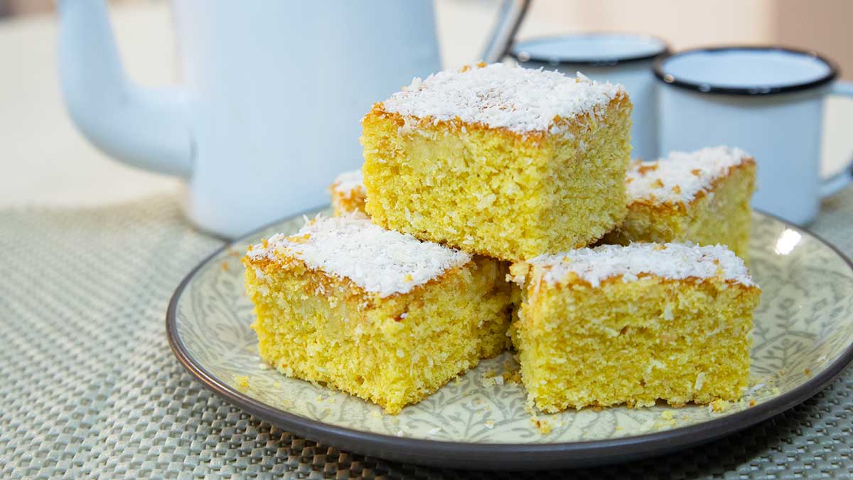 bolo de fubá sem trigo e sem leite