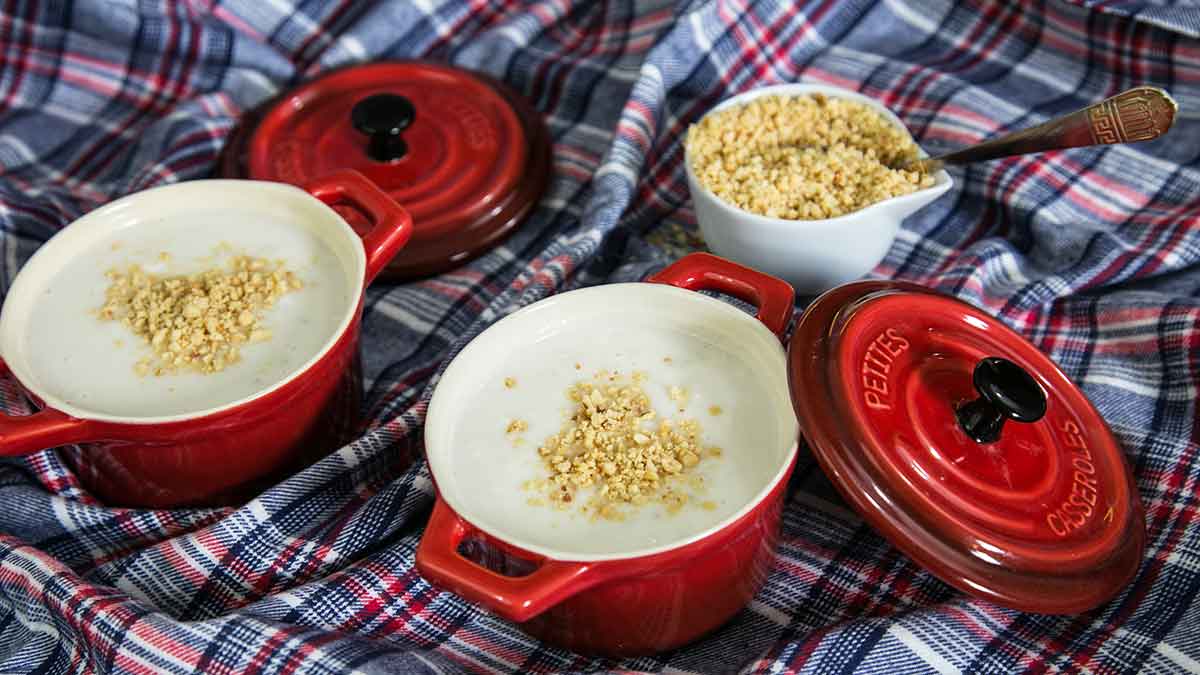 Aprenda a Fazer: Deliciosa Canjica com Amendoim sem Lactose 6 canjica com amendoim