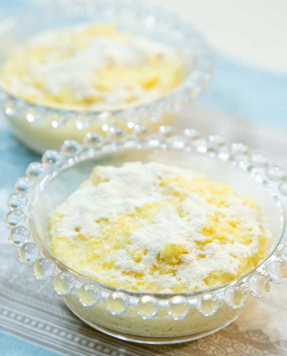 mingau de milho doce