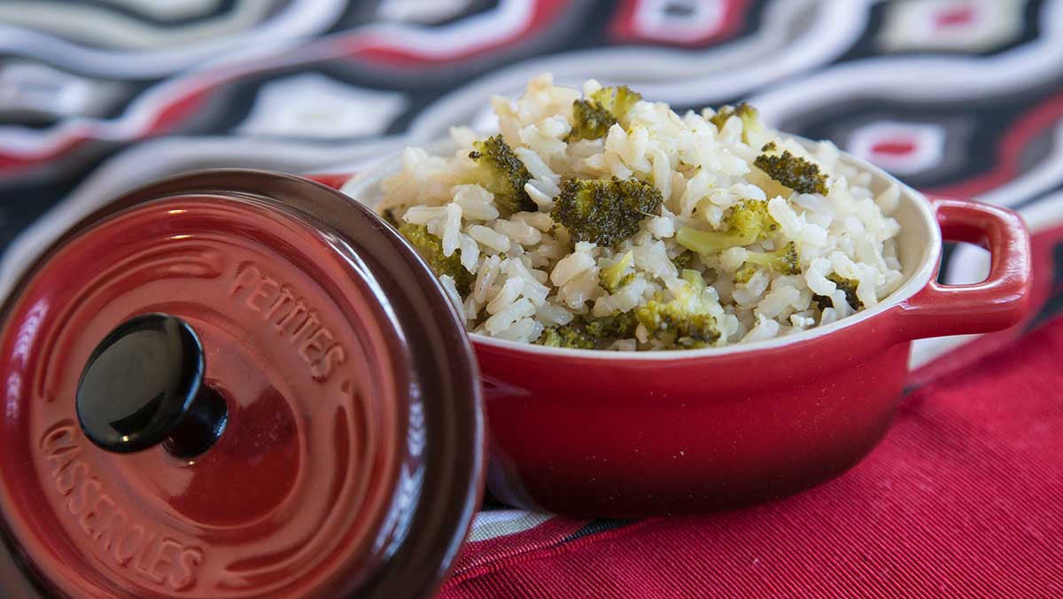 Como Preparar Arroz com Brócolis Perfeito e Soltinho 6 arroz com brócolis