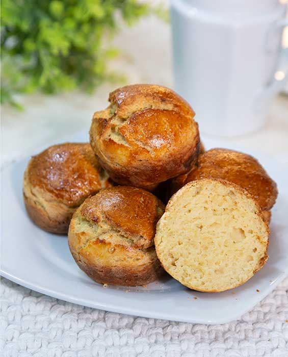 Pãozinho de Batata Doce Sem Glúten