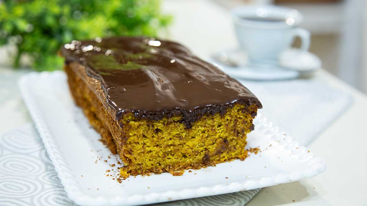 Bolo de Cenoura Sem Açúcar, Sem Leite e Sem Trigo 6 bolo de cenoura sem açúcar