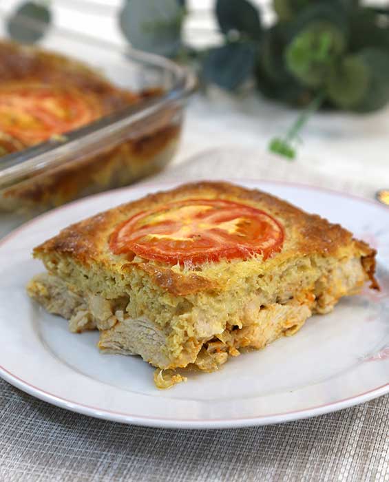 torta de frango fit