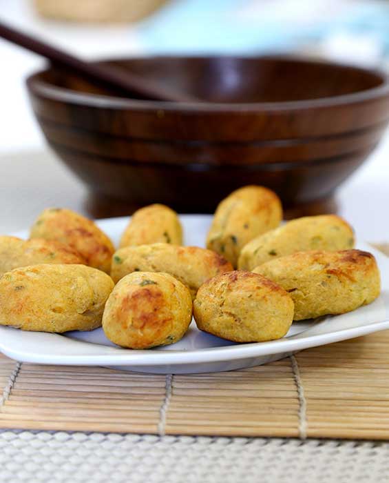 Croquete de Frango Sem Fritura 5 croquete de frango