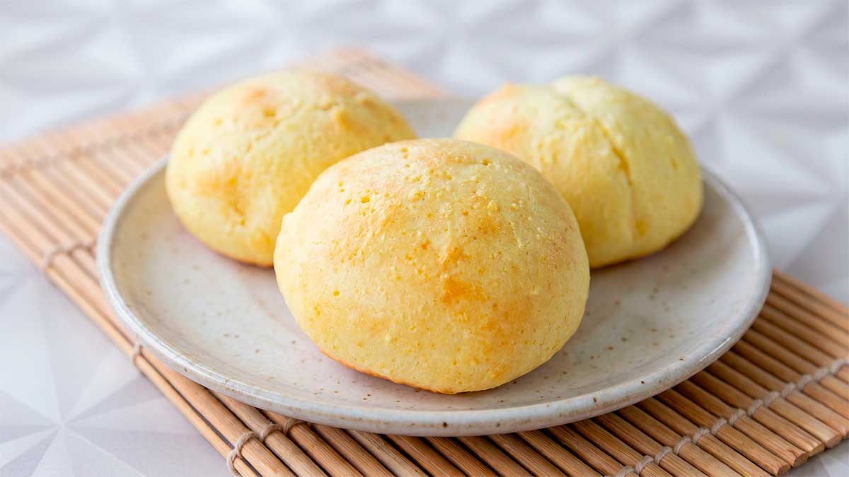 Pão com 3 Ingredientes: Sem Trigo e Sem Gordura