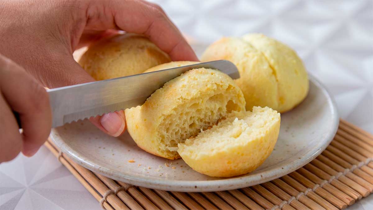 pão com 3 ingredientes