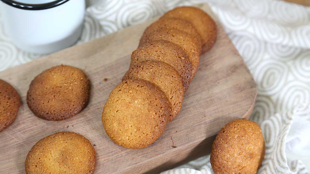 Bolacha 2 Ingredientes: Crocante e Sem Glúten 6 bolacha 2 ingredientes