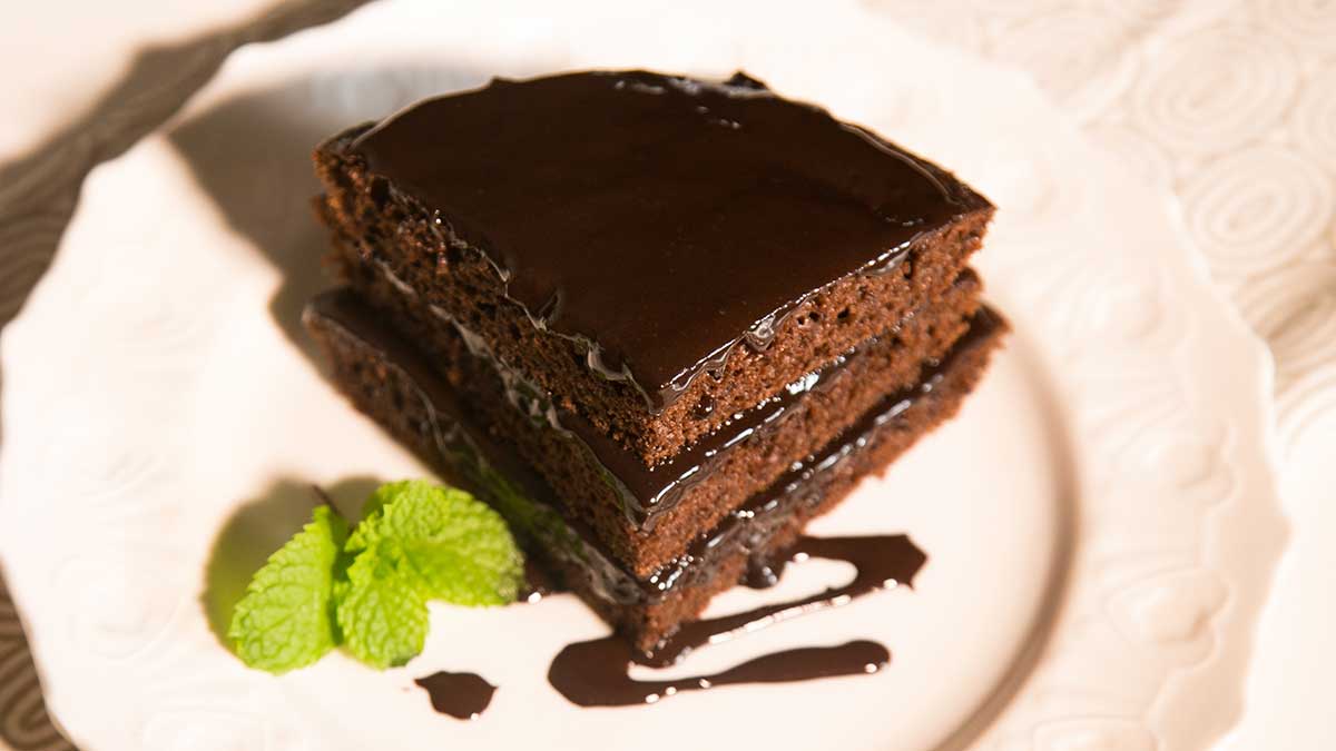 bolo de chocolate fit