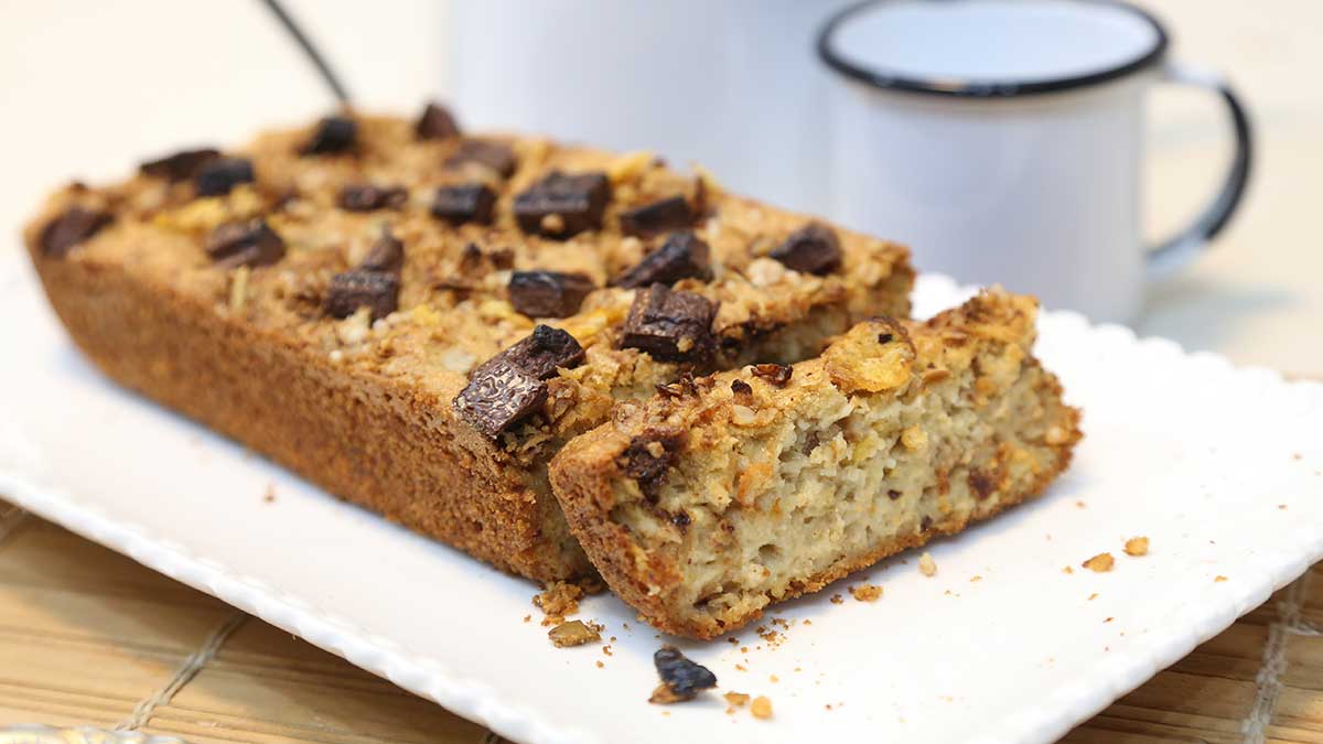 Bolo de Maçã Sem Açúcar e Sem Farinha de Trigo
